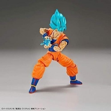 Figura Son Goku Super Saiyan God Dragon Ball Articulada 14 cms