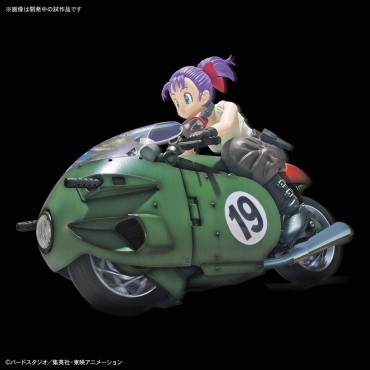 Figura Bulma Y Motocicleta N19 Dragon Ball Model Kit 16 cms