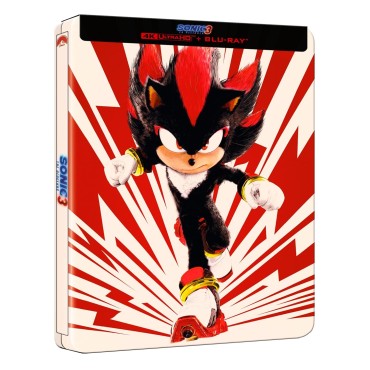 Sonic 3: La Película (Steelbook 2-Shadow) [4k UHD,Blu-ray] (2024) Sonic the Hedgehog 3