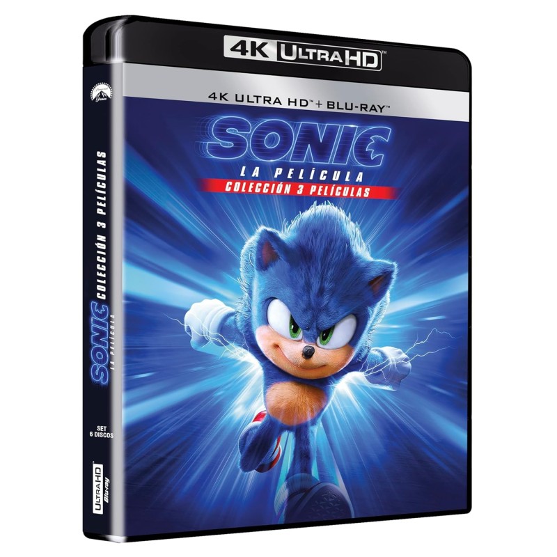Sonic, La Película + Sonic 2: La Película + Sonic 3: La Película (Colección 3 películas, 3 UHD y 3 Blu-ray) [4k UHD,Blu-ray] (20