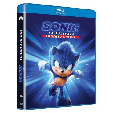 Sonic, La Película + Sonic 2: La Película + Sonic 3: La Película (Colección 3 películas, 3 Blu-ray) [Blu-ray] (2020,2022,2024) S
