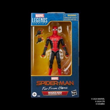 Figura Spider-Man Upgraded Suit Marvel Legends Spider-Man Far From Home Articulada 15 cms