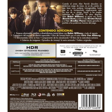 Jumanji (Edición 2025) [4K UHD,Blu-ray] (1995)