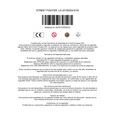 STREET FIGHTER. LA LEYENDA DVD