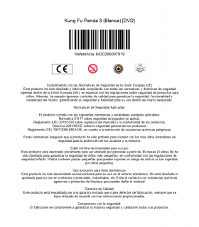 Kung Fu Panda 3 (Blanca) [DVD]