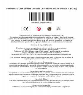 One Piece: El Gran Soldado Mecánico Del Castillo Karakuri - Película 7 [Blu-ray]