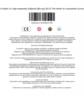 El Hobbit: Un Viaje Inesperado (Digibook) [Blu-ray] (2012) The Hobbit: An Unexpected Journey