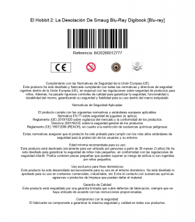 El Hobbit 2: La Desolación De Smaug Blu-Ray Digibook [Blu-ray]