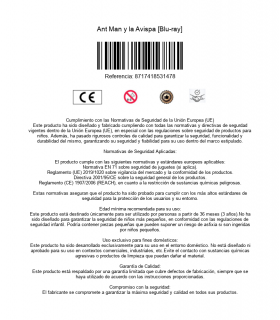 Ant Man & The Wasp [BLU_RAY]