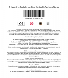 El Hobbit 3: La Batalla De Los Cinco Ejercitos Blu-Ray Iconic [Blu-ray]