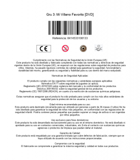 Gru 3: Mi Villano Favorito [DVD]