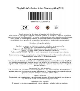 Trilogía El Señor De Los Anillos Cinematográfica [DVD]