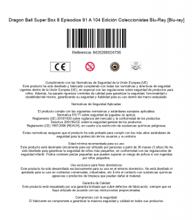 Dragon Ball Super Box 8 Episodios 91 A 104 Edición Coleccionistas Blu-Ray [Blu-ray]