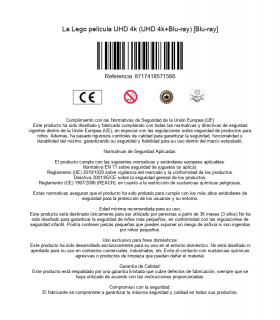 La Lego película UHD 4k (UHD 4k+Blu-ray) [Blu-ray]