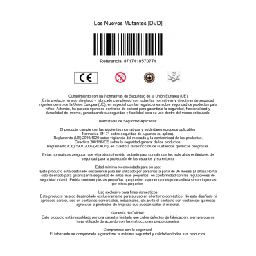 Los Nuevos Mutantes [DVD]