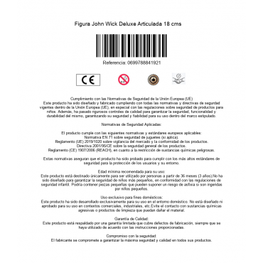 Figura John Wick Deluxe Articulada 18 cms     