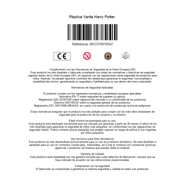 Réplica Varita Harry Potter 