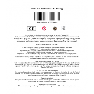 Una Carta Para Momo - Bd [Blu-ray]