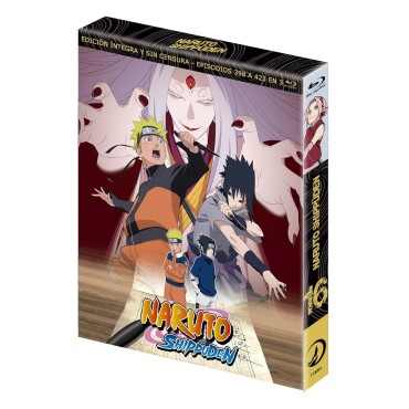 Naruto: Shippûden (3 Discos. Box 16. 6 Discos. Ep. 398 a 423. 26 episodios) [Blu-ray] (2007)