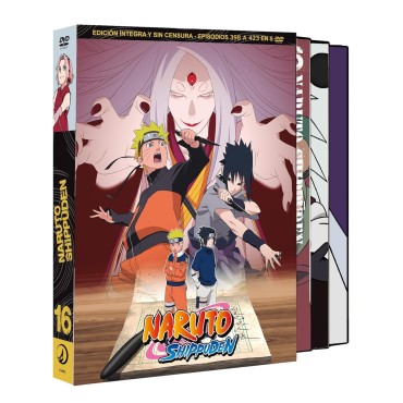 Naruto: Shippûden (Box 16. 6 Discos. Ep. 398 a 423. 26 episodios) [DVD] (2007)