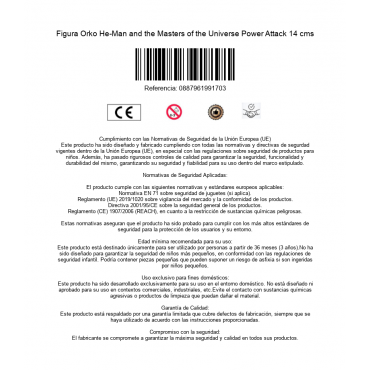 Figura Orko He-Man and the Masters of the Universe Power Attack 14 cms