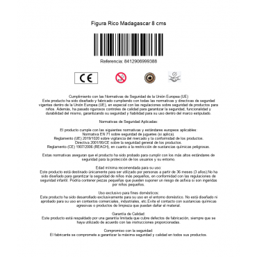 Figura Rico Madagascar 8 cms