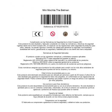 Mini Mochila The Batman 