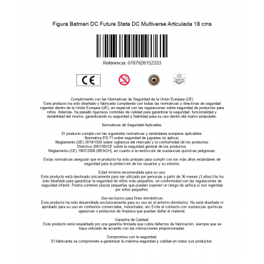 Figura Batman DC Future State DC Multiverse Articulada 18 cms
