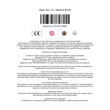Pack: Gru 1-3 + Minions [DVD]
