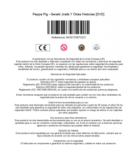 Peppa Pig - Gerald Jirafa Y Otras Historias [DVD]