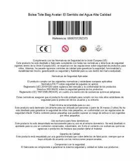 Bolsa Tote Bag Avatar: El Sentido del Agua Alta Calidad