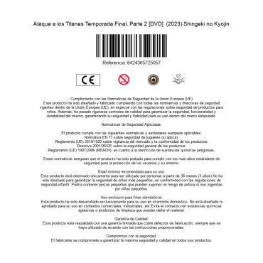 Ataque a los Titanes Temporada Final. Parte 2 DVD [DVD]