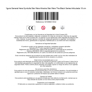 Figura General Hera Syndulla Star Wars Ahsoka Star Wars The Black Series Articulada 15 cms