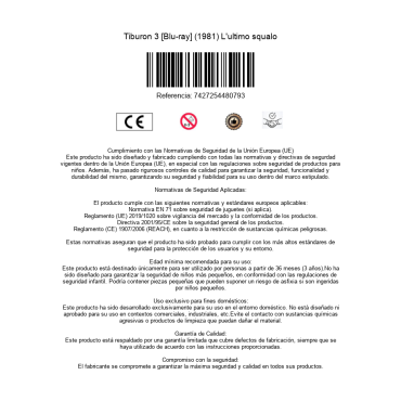 Tiburon 3 BdR (L'ultimo squalo) [Blu-ray]