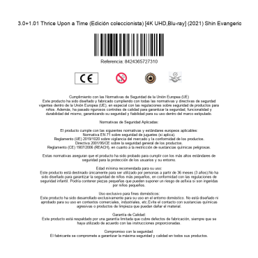 Evangelion: 3.0+1.01 Thrice Upon a Time (Edición coleccionista) [4K UHD,Blu-ray] (2021) Shin Evangerion Gekijoban