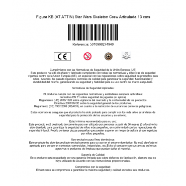 Figura KB (AT ATTIN) Star Wars Skeleton Crew Articulada 13 cms