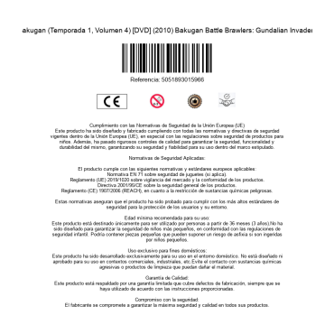 Bakugan (Temporada 1, Volumen 4) [DVD] (2010) Bakugan Battle Brawlers: Gundalian Invaders