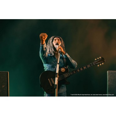 Figura Bob Marley Live At The Rainbow '77 Iconics Estatua 18 cms