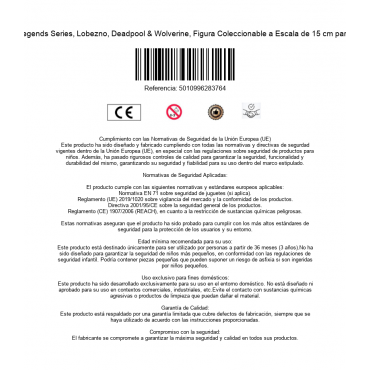 Figura Wolverine Deadpool & Wolverine Marvel Legends Articulada 15 cms