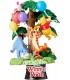 Diorama Winnie The Pooh Y Sus Amigos Con Globos Disney 16 cms