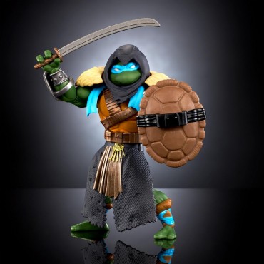 Figura Stealth Ninja Leonardo Turtles of Grayskull Masters of the Universe X TMNT Articulada 14 cms