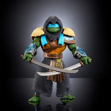 Figura Stealth Ninja Leonardo Turtles of Grayskull Masters of the Universe X TMNT Articulada 14 cms