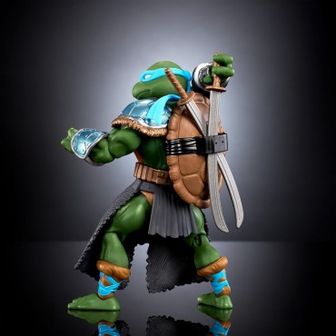 Figura Stealth Ninja Leonardo Turtles of Grayskull Masters of the Universe X TMNT Articulada 14 cms