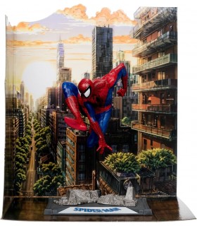 Figura Spider-Man Marvel Estatua Diorama 18 cms