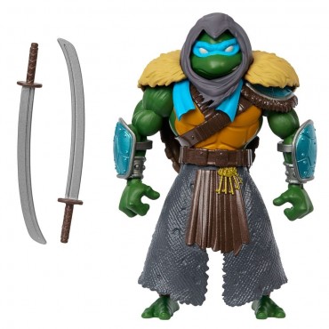Figura Stealth Ninja Leonardo Turtles of Grayskull Masters of the Universe X TMNT Articulada 14 cms
