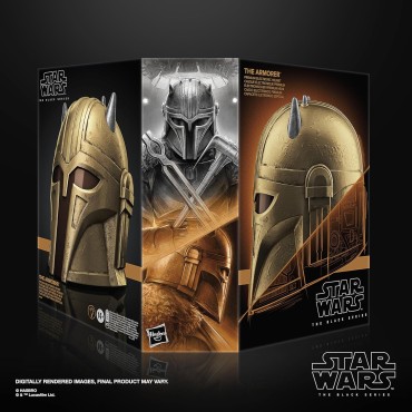 Casco Electrónico The Armorer The Black Series Premium Star Wars 1:1