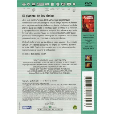 El Planeta De Los Simios (Edición BBVA) [DVD] (1968) Planet of the Apes