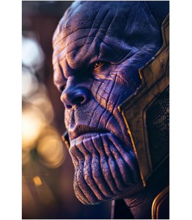Placa Decorativa Thanos Metálica Cuadro Póster HD 