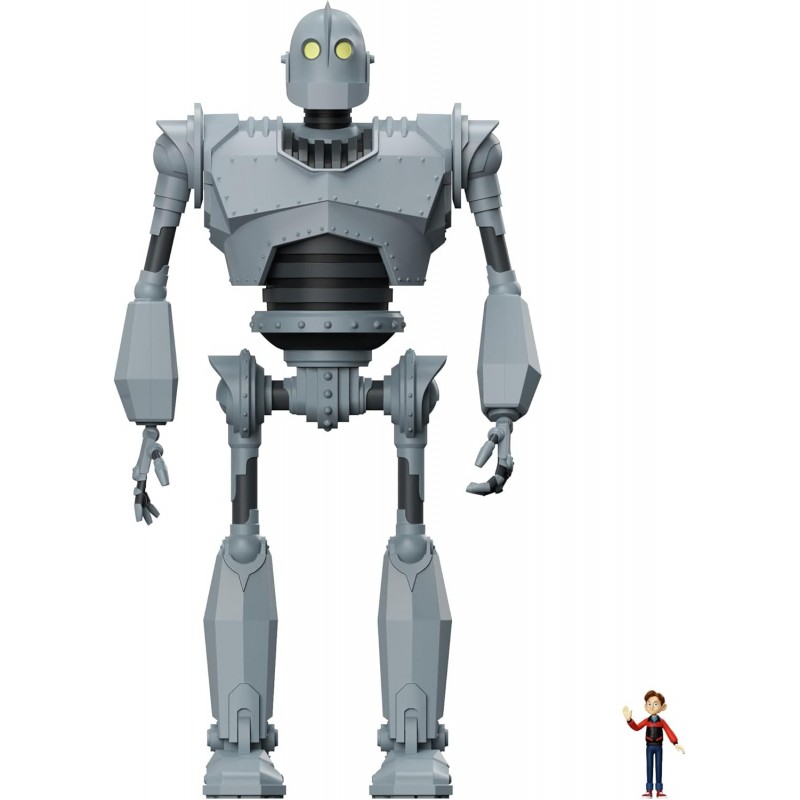 Figura El Gigante de Hierro Super Cyborg con Howarth Hughes Articulada 28 cms