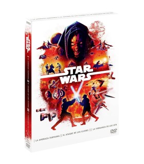 Star Wars. Episodio I: La Amenaza Fantasma + Star Wars. Episodio Ii: El Ataque De Los Clones + Star Wars. Episodio Iii: La Venga